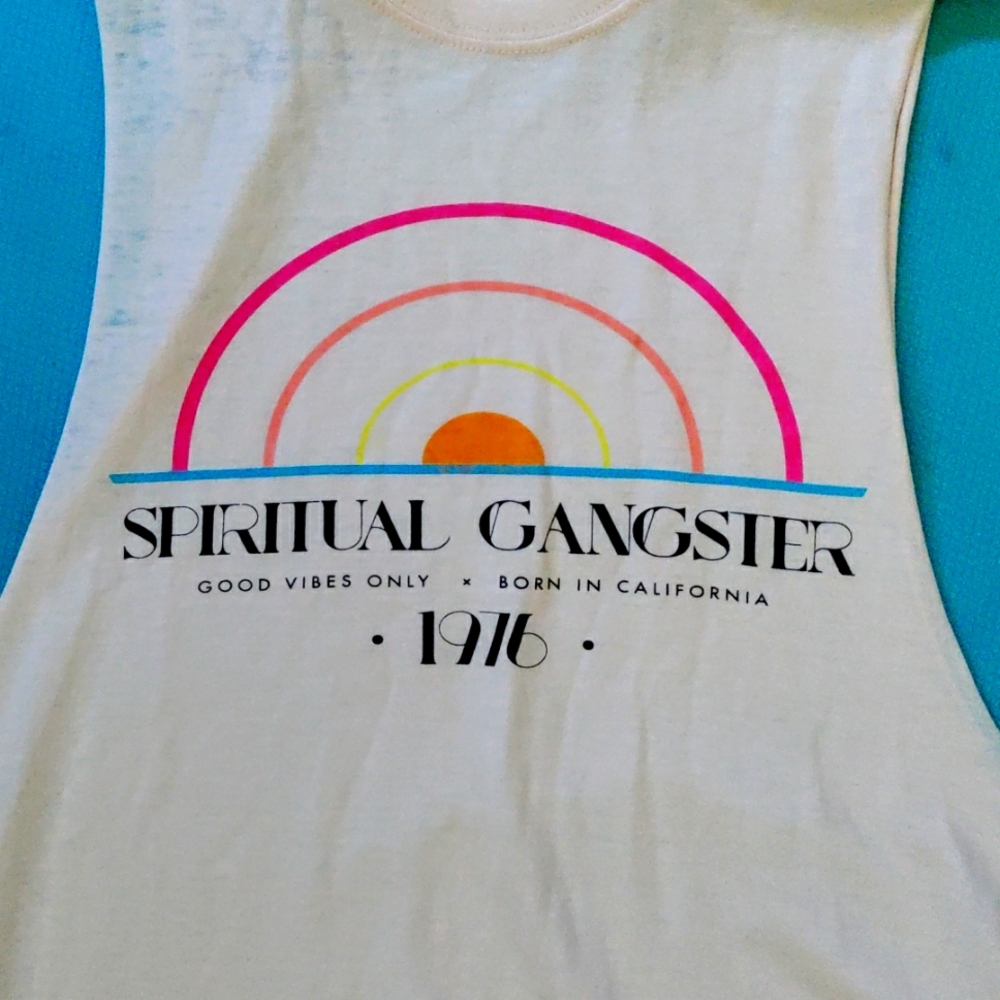 Spiritual Gangster burnout tank